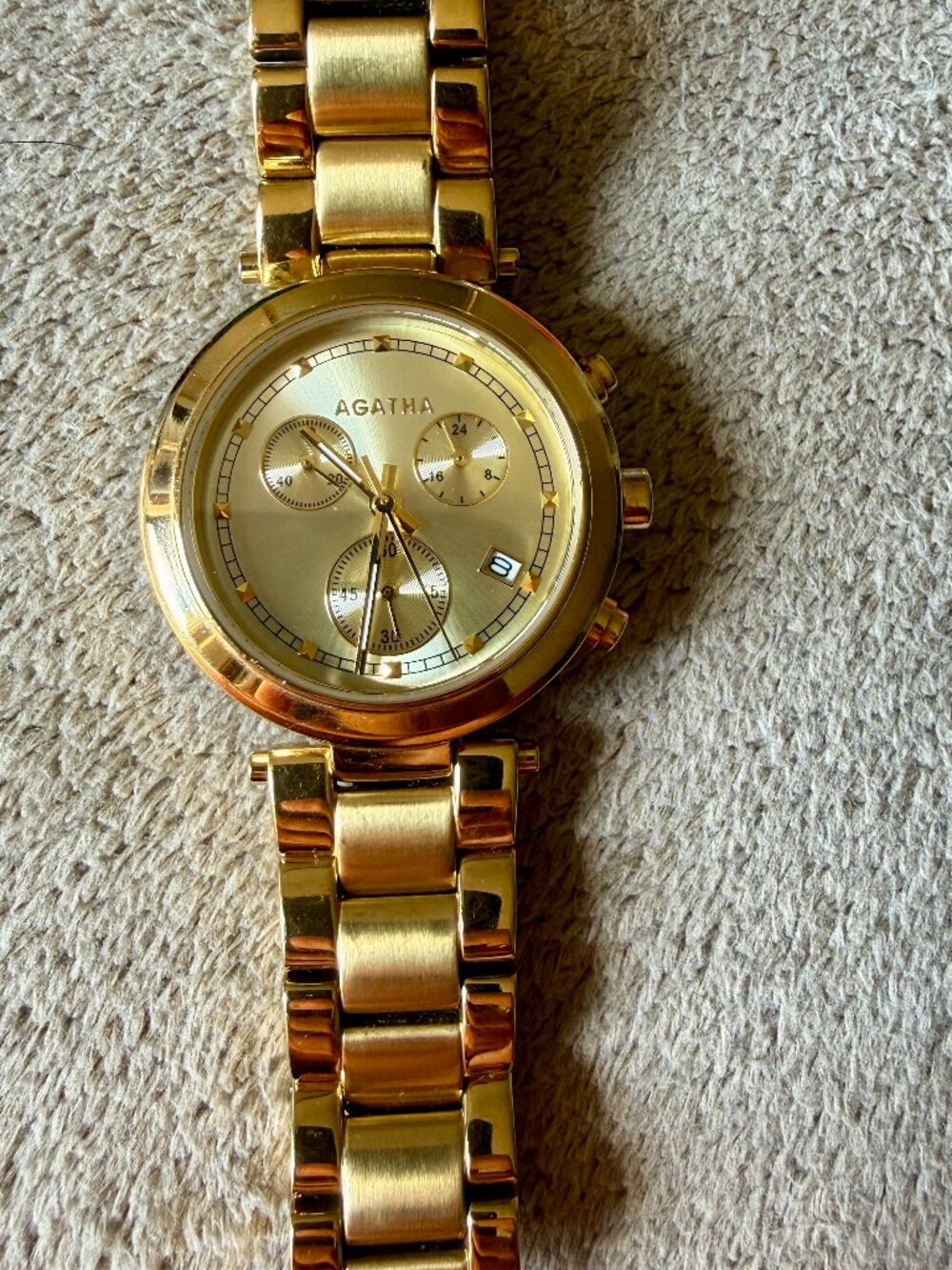 Agatha Gold Tone Women's Watch